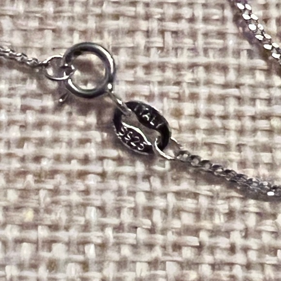 .925 Opal Sea Turtle 17” Sterling chain - Picture 3 of 4